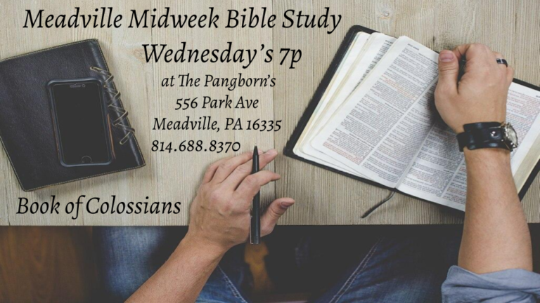 Wednesday Bible Study Meadville